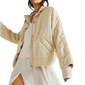 Free People Dolman Jacket Vanilla Creme | Size XL